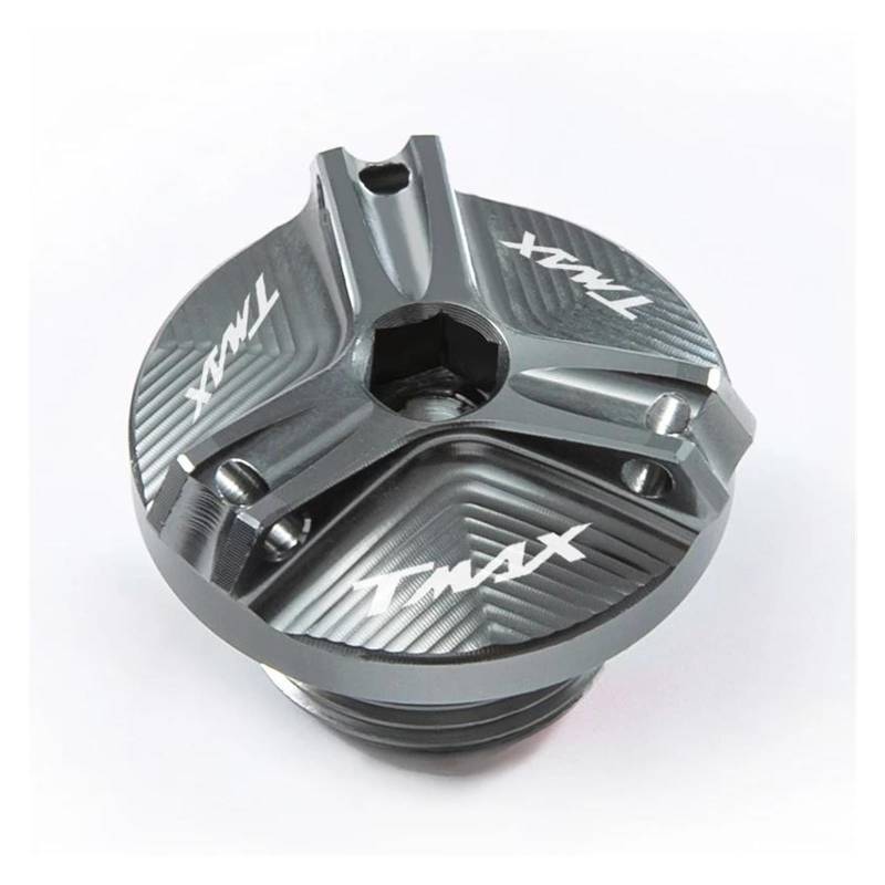 Schraubenabdeckung Tankdeckel Für YAM&AHA TMAX 500 530 T-MAX500 530 SX DX TMAX 560 Motoröl Kappe Bolzen(Gray) von DACONGI