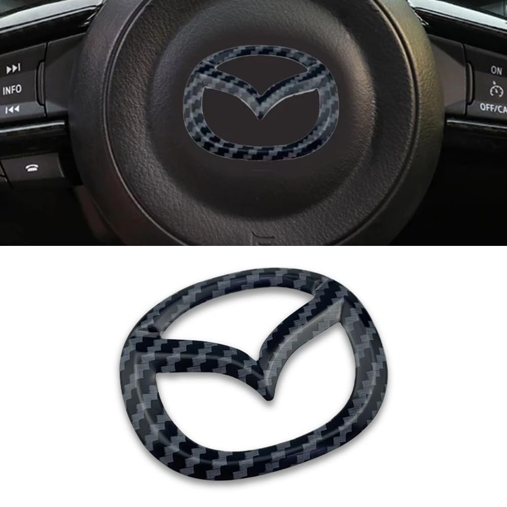 1 Psc Emblem Schwarz für Mazda 3 6 CX-3 CX-5 CX-9,4.5cm X 5.7cm Emblem Logo Aufkleber für Lenkrad Zubehör/Motorhaube Vorne und Hinten und Kofferraum Logo Key Remote Control Emblem 1 Psc Emblem Schwarz für Mazda 3 6 CX-3 CX-5 CX-9,4.5cm X 5.7cm Emblem Logo Aufkleber für Lenkrad Zubehör/Motorhaube Vorne und Hinten und Kofferraum Logo Key Remote Control Emblem von DADYM