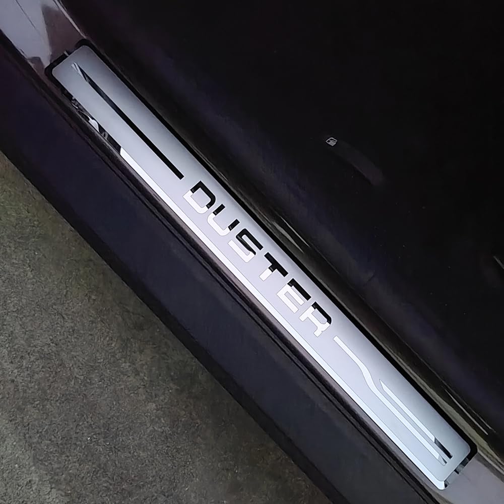 4Stück Auto Edelstahl Einstiegsleisten Schutz für Dacia Duster 2010-2023 2024 2025,Türschweller Kratzschutz Abdeckung Protector Pedal Aufkleber Auto Außentürschwellenschutz,A 4Stück Auto Edelstahl Einstiegsleisten Schutz für Dacia Duster 2010-2023 2024 2025,Türschweller Kratzschutz Abdeckung Protector Pedal Aufkleber Auto Außentürschwellenschutz,A von DADYM