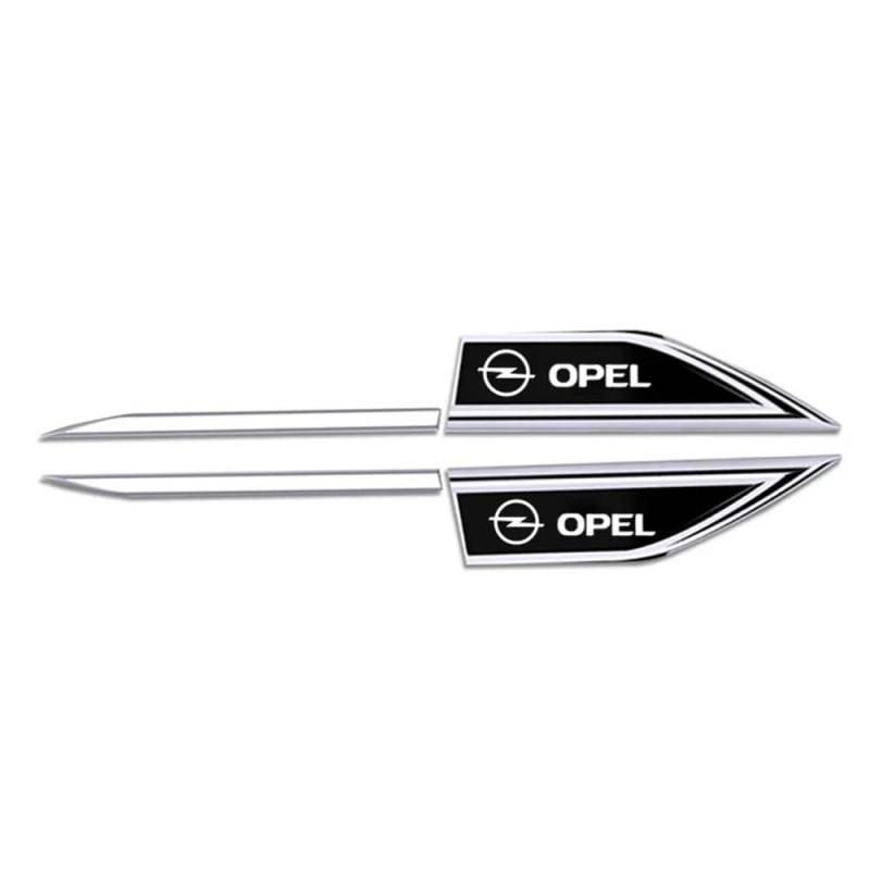Auto Emblem Logo für Opel Insignia Grand Sport (B),Emblem Logo Aufkleber für Motorhaube Vorne und Hinten und Kofferraum Logo Abzeichen 3D Aufkleber,Black von DADYM