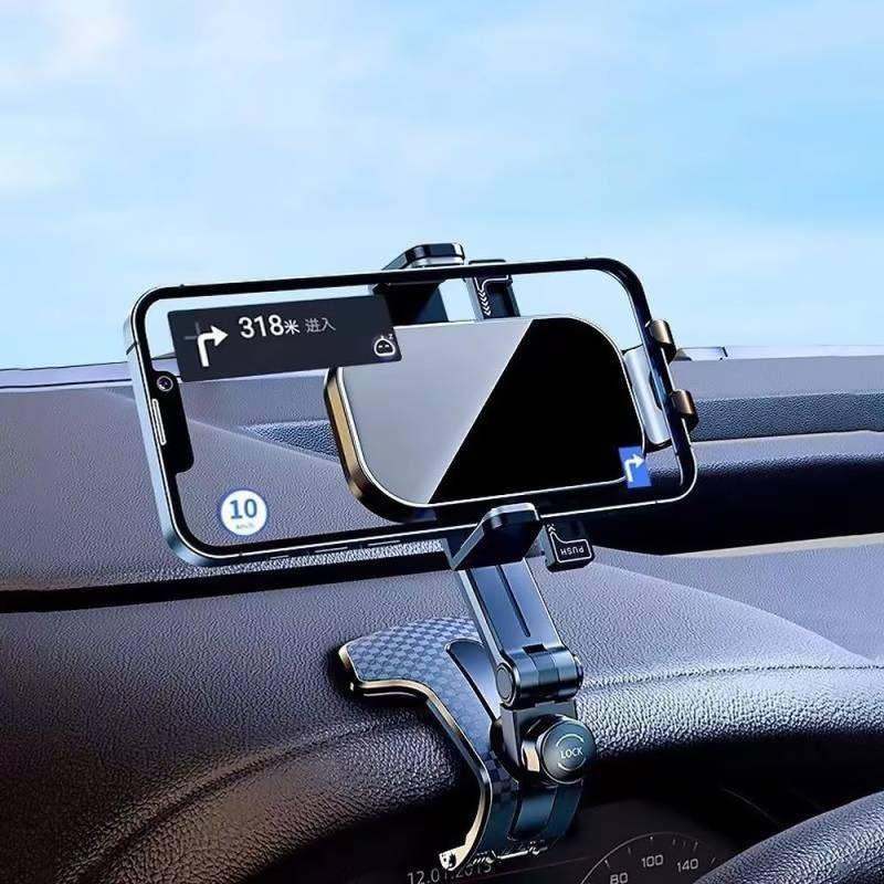 Auto Handyhalter für Ford Ka Plus+(ab Bj.2016), Kfz-Handyhalterung 360 Grad drehbar Dashboard Handyhalter Autocliphalterung Car Phone Mount Armaturenbrett-Clip-Halterung von DADYM