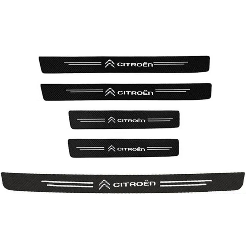 DADYM Lackschutz Set 5 Stück für Citroen C-Crosser 2007-2012,Auto Einstiegsleisten Schutz Ladekantenschutz Türschweller Schutzleiste Lackschutzfolie Folierset,A DADYM Lackschutz Set 5 Stück für Citroen C-Crosser 2007-2012,Auto Einstiegsleisten Schutz Ladekantenschutz Türschweller Schutzleiste Lackschutzfolie Folierset,A von DADYM