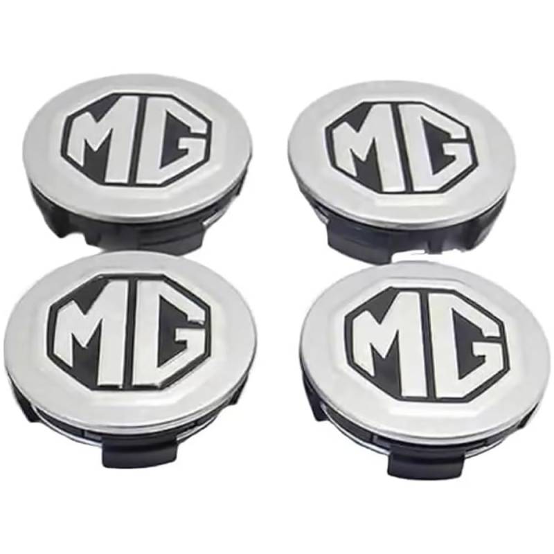 DADYM Nabendeckel 56mm für MG MG4 EV 2022 2023,Radnabenabdeckung Set ABS Kunststoff Aluminium Nabenkappen für Felgen Radnaben Felgendeckel Felgenkappen von DADYM
