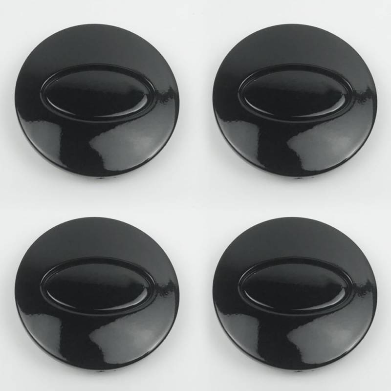 Nabendeckel für Land Rover Range Rover Evoque I 2015-2018,62mm Radnabenabdeckung Set ABS Kunststoff Aluminium Nabenkappen für Felgen Radnaben Felgendeckel Felgenkappen,Black-1 von DADYM