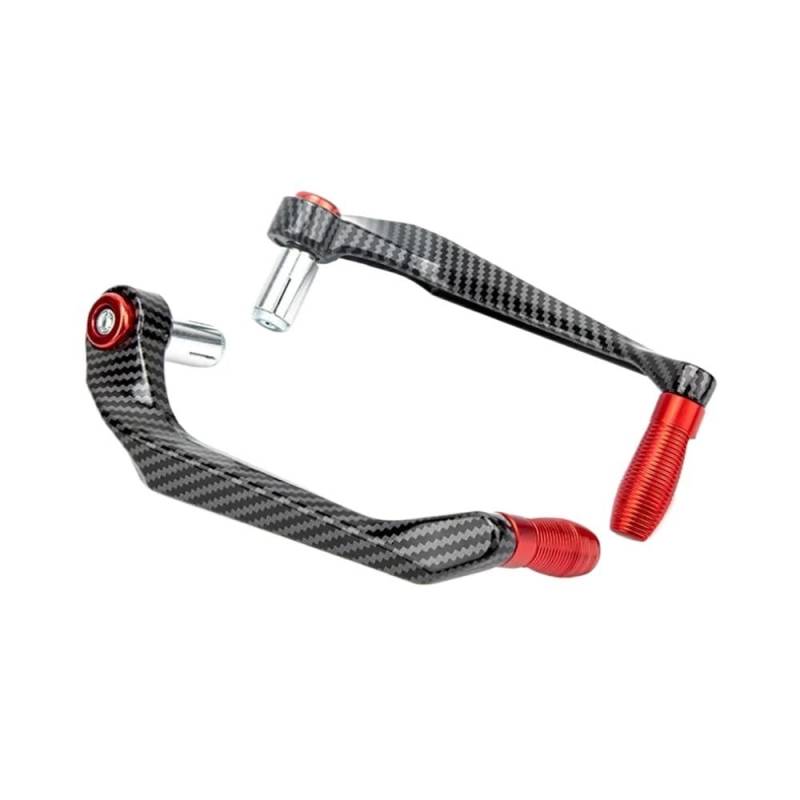 Handschutz für Motorradlenker 2 Stück Motorrad-Lenker-Bremskupplungshebel Motorrad-Lenkerschutz Universal-Moto-Teile CNC-Aluminium Und ABS-Kunststoff von DAGMARA