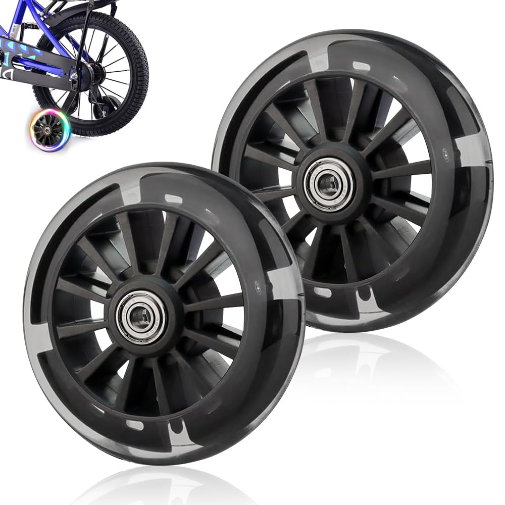 DAJASD 120mm Stunt Scooter Rollen, 2 Stück Scooter Räder Ersatzräder mit ABEC-7 Anti-Blockier-Lager, PU LED-Rädern, Stunt Scooter Zubehör kompatibel für meisten Stuntscooter & Kickscooter DAJASD 120mm Stunt Scooter Rollen, 2 Stück Scooter Räder Ersatzräder mit ABEC-7 Anti-Blockier-Lager, PU LED-Rädern, Stunt Scooter Zubehör kompatibel für meisten Stuntscooter & Kickscooter von DAJASD
