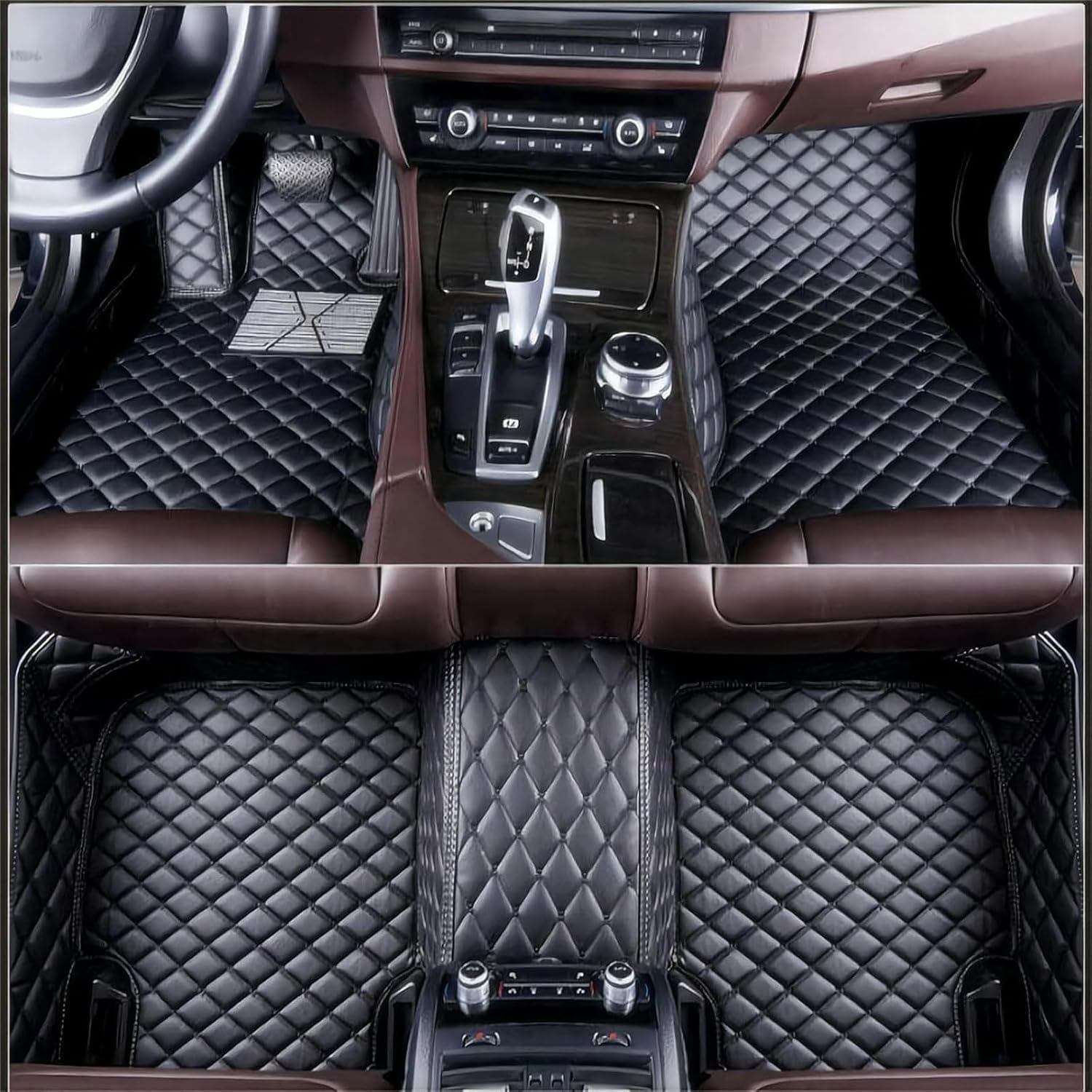 Auto Fußmatten Set für FIAT Panda MK4 2012-2023, Leder Fußmatten Auto Allwetterfußmatten Autoteppich Gegen Auto Teppiche Allwetter rutschfest Auto Fußmatten Set für FIAT Panda MK4 2012-2023, Leder Fußmatten Auto Allwetterfußmatten Autoteppich Gegen Auto Teppiche Allwetter rutschfest von DAJINGFEI