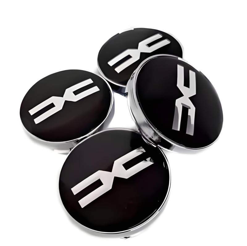 4 Stück Nabendeckel für Dacia Duster 2010-2021 2022 2023 2024 2025, Felgendeckel Radkappen Wasserdicht Staubdicht Radzierblende Radnaben Abzeichenaufkleber,B-60mm von DALINGFA