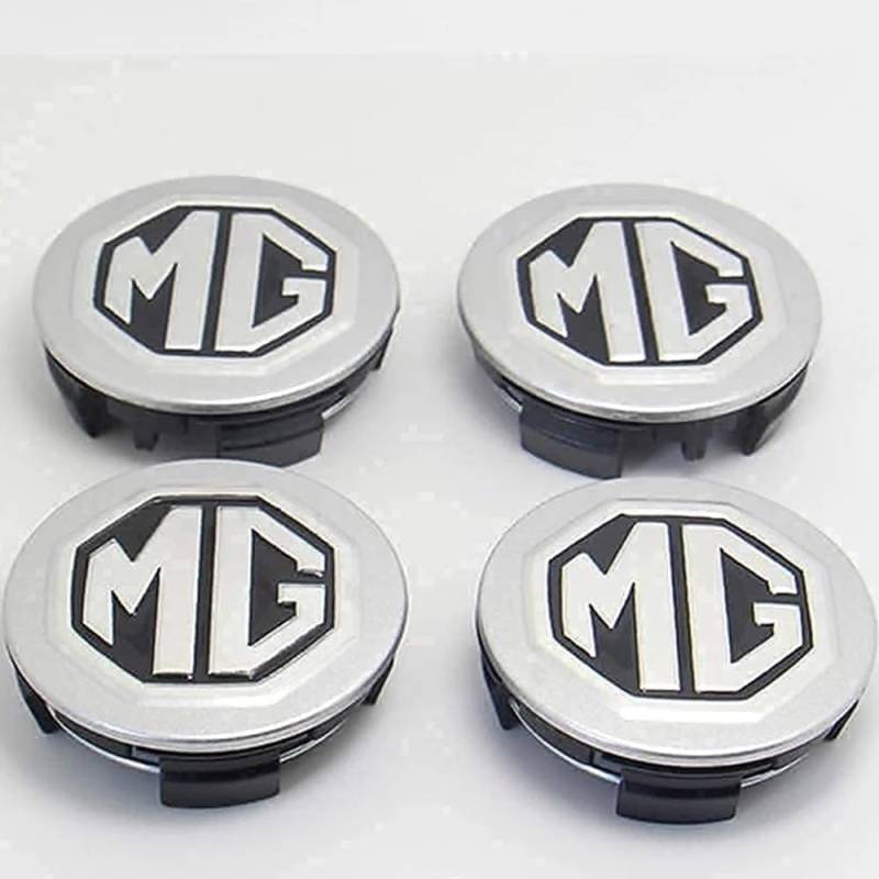 4 Stück Nabendeckel für MG 5 MG5 Sedan 2021 2022 2023 2024 56mm, Felgendeckel Radkappen Wasserdicht Staubdicht Radzierblende Radnaben Abzeichenaufkleber von DALINGFA