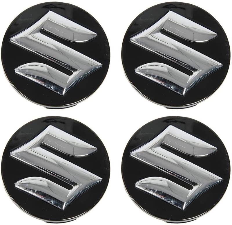 4 Stück Nabendeckel für Suzuki Swift SX4 S-Cross Ignis Vitara Solio Bandit Swace 54mm, Felgendeckel Radkappen Wasserdicht Staubdicht Radzierblende Radnaben Abzeichenaufkleber von DALINGFA