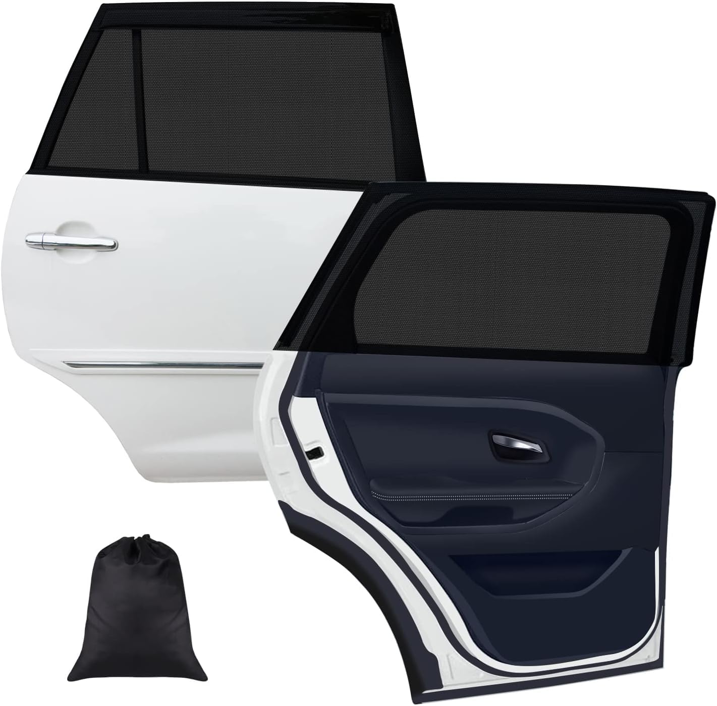 4 Stück Sonnenschutz Auto Baby für Dacia Sandero Stepway 3rd GEN 2nd, Auto Seitenscheibe Sonnenschutz Elastisches Autofenster-Shades Auto Mesh-Screen-Sonnenschirm,B 4 Stück Sonnenschutz Auto Baby für Dacia Sandero Stepway 3rd GEN 2nd, Auto Seitenscheibe Sonnenschutz Elastisches Autofenster-Shades Auto Mesh-Screen-Sonnenschirm,B von DALIUZEHUI