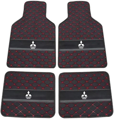 4 Stück Autofußmatten Set für Mitsubishi ASX II I 2.gen/1.gen GA/ASX Hybrid 2010-2024, Autoteppich gegen Wasser rutschfeste Absatzschoner Auto Teppiche Allwetter,B von DAMALILI