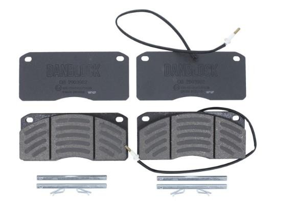 DANBLOCK Bremsbelagsatz VOLVO,IVECO DB 2903982 MDP5761,12761476,276147 2761476,6779998 von DANBLOCK