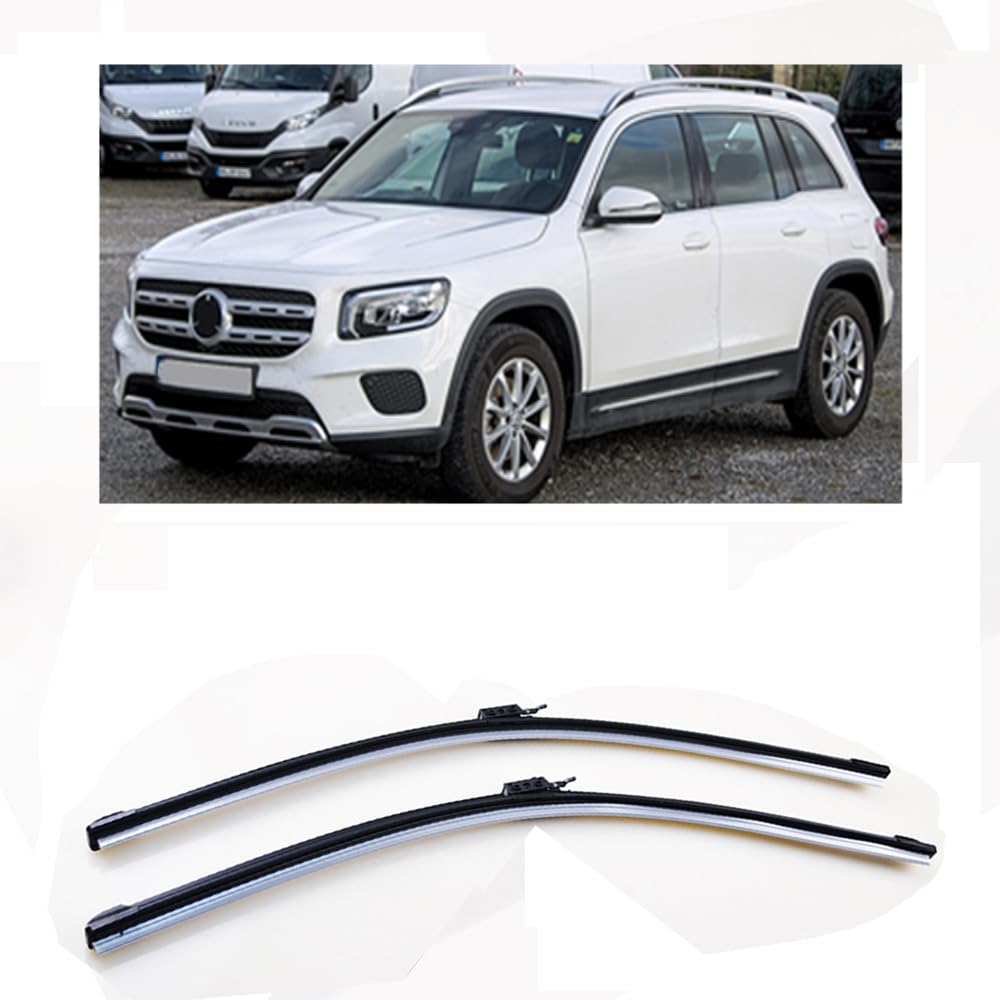 24"+22" Auto Scheibenwischer Vorne, für Mercedes Benz GLB Class X247 2019-2023 Set Wischer Wischblätter Vorne Frontscheibe Scheibenwischer Auto Accessoire von DANETI