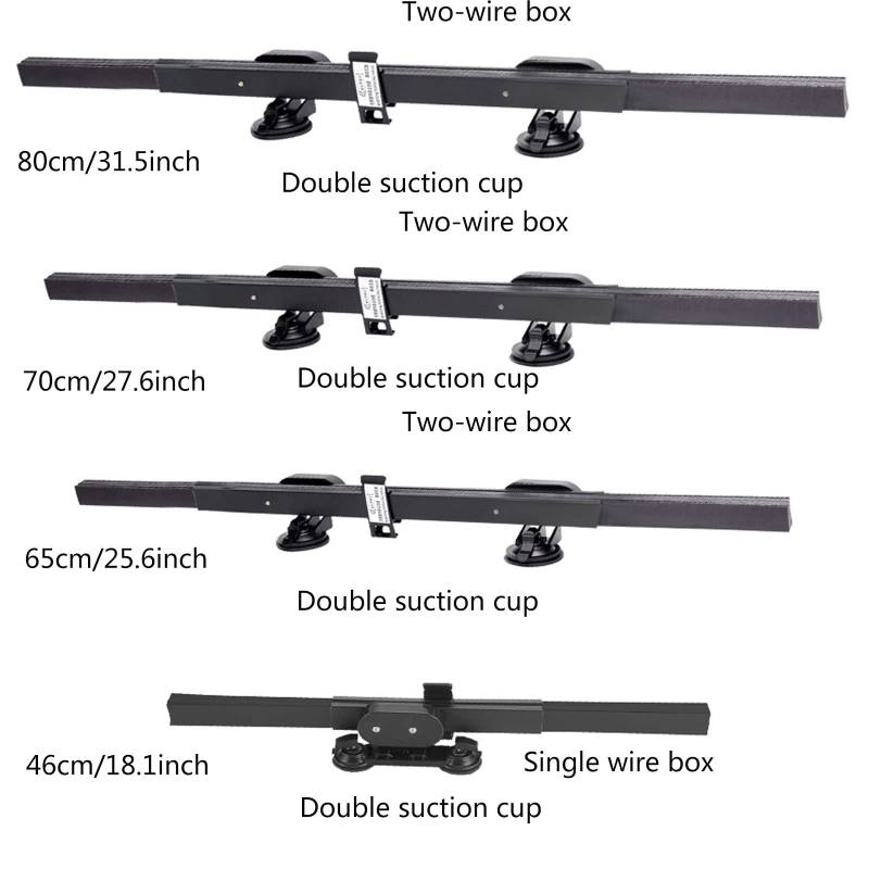 Auto-Windschutzscheiben Sonnenschutz,Automatische Einziehbare Sonnenblende,Akkordeon-Typ Saugnapf Sun Shades Rollos für Auto Frontscheibe und Heckscheibe Versenkbare Visor (80×180cm/31.5×70.9in) von DANEXT