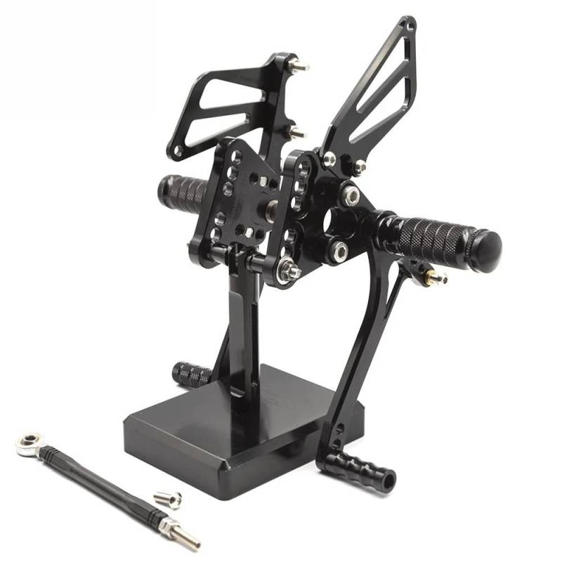 DARDDI fußrasten vorne Chopper Für GSXR1000 K5 K6 2005 2006 Motorrad Shifter Fußrastenanlage Fußrasten Fußstütze Einstellbare Hinten Set Pedale Ruhefußstütze von DARDDI