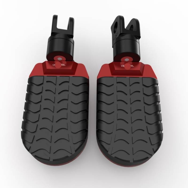 DARDDI fußrasten vorne Chopper Für NC750X 2014 2015 2016 2017 2018 2019 2020 2021 2022 2023 Motorrad Einstellbare Vorne Fußrasten Fußrasten Fußstütze Pedale Ruhefußstütze von DARDDI