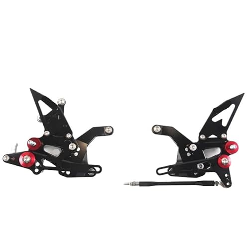 DARDDI fußrasten vorne Chopper Für Z900 ZR900 2020 2021 2022 2023 Motorrad Einstellbare Fußstütze Fußrastenanlage Fuß Peg Pedal Zubehör Pedale Ruhefußstütze von DARDDI