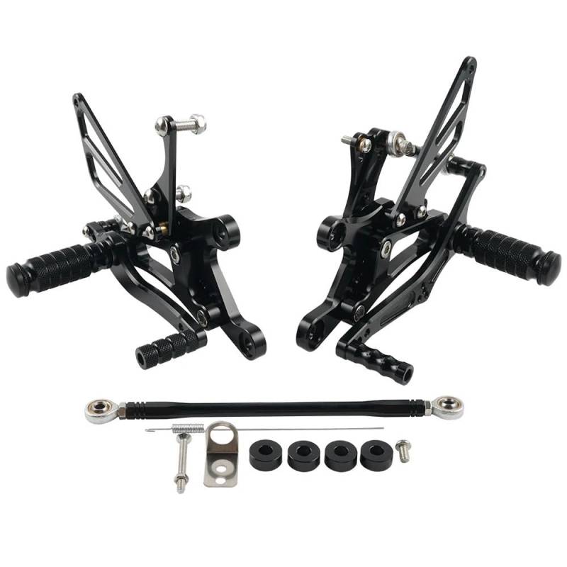 DARDDI fußrasten vorne Chopper Fußrastenanlage Fußstütze Fußrasten Pedal Motorrad Zubehör Für YZF-R6 1999 2000 2001 2002 Pedale Ruhefußstütze von DARDDI