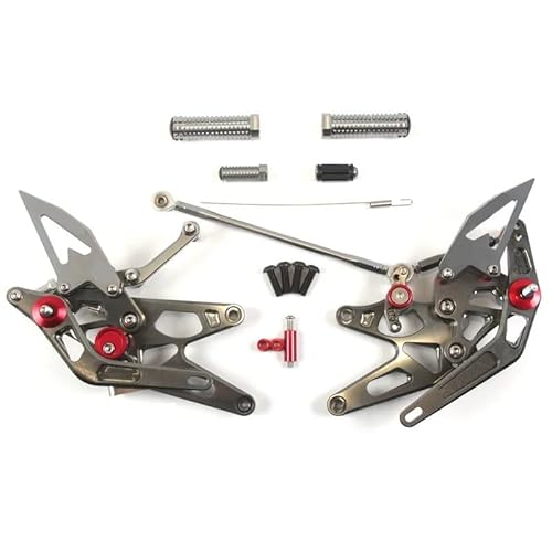 DARDDI fußrasten vorne Chopper Fußstütze Fußrasten Motorrad Reiter Fußrastenanlage Fußrasten Für YZF R1 2005 2006 Pedale Ruhefußstütze von DARDDI
