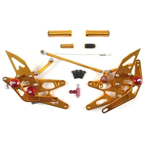 DARDDI fußrasten vorne Chopper Fußstütze Fußrasten Motorrad Reiter Fußrastenanlage Fußrasten Für YZF R1 2005 2006 Pedale Ruhefußstütze von DARDDI
