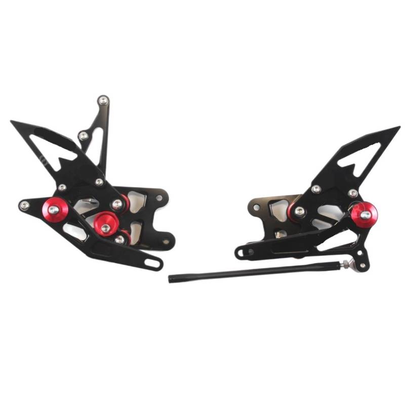 DARDDI fußrasten vorne Chopper Motorrad Einstellbare Fußstütze Fußrastenanlage Fuß Peg Für GSX-R1000 2005 2006 Pedale Ruhefußstütze von DARDDI
