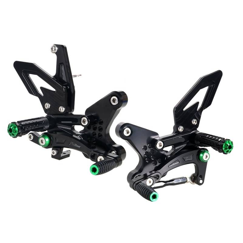 DARDDI fußrasten vorne Chopper Motorrad Einstellbare Hinten Set Fußrastenanlage Fußstütze Für ZX4R ZX4RR ZX25R 2020 2021 2022 2023 2024 Pedale Ruhefußstütze von DARDDI