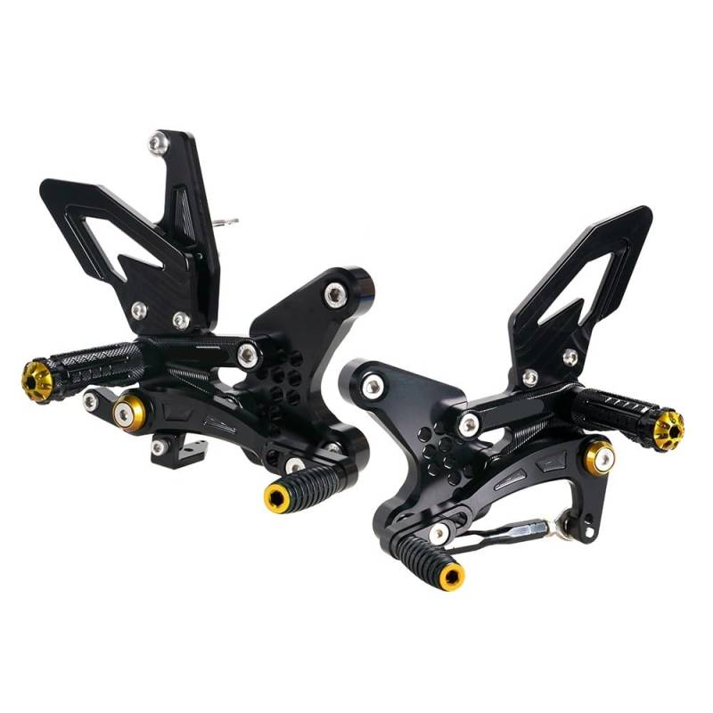 DARDDI fußrasten vorne Chopper Motorrad Einstellbare Hinten Set Fußrastenanlage Fußstütze Für ZX4R ZX4RR ZX25R 2020 2021 2022 2023 2024 Pedale Ruhefußstütze von DARDDI