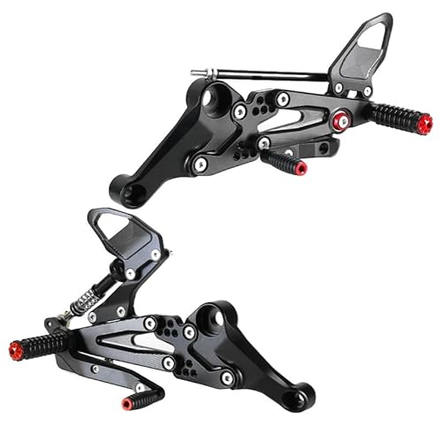 DARDDI fußrasten vorne Chopper Motorrad Einstellbare Vordere Fuß Pedal Für RS660 Für Tuono 660 2021 2022 2023 Pedale Ruhefußstütze von DARDDI