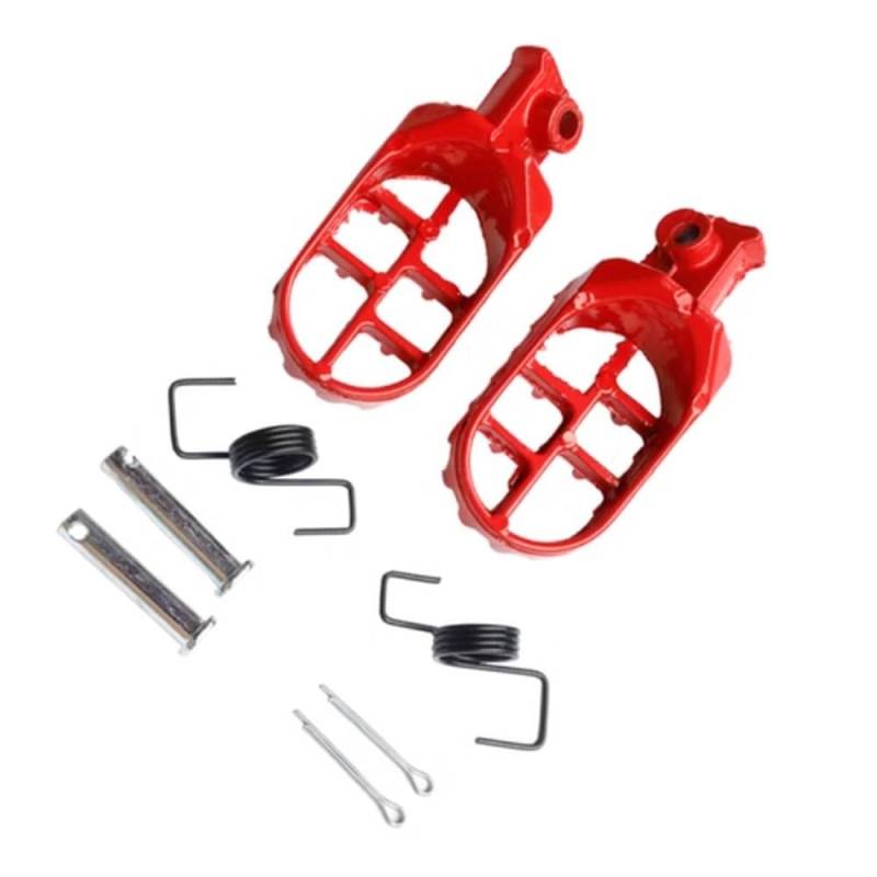 DARDDI fußrasten vorne Chopper Motorrad Fußrasten ruht für XR50R CRF50 CRF70 CRF80 CRF100F Motorrad Dirt Pit Bike Pedale Ruhefußstütze von DARDDI
