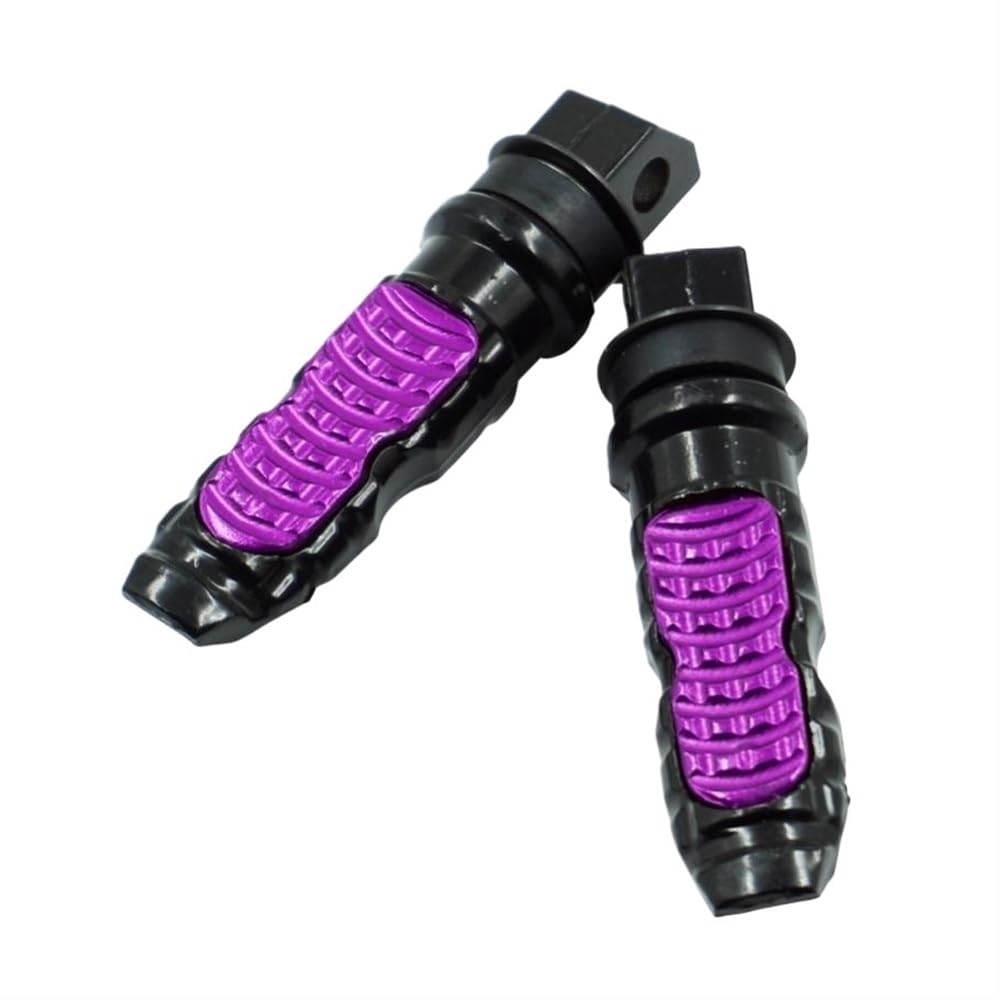 DARDDI fußrasten vorne Chopper Motorrad Hinten Passagier Fußrasten Pedale Fußstütze Roller Fuß Peg Motorrad Pedal Modifikation für Pedale Ruhefußstütze von DARDDI