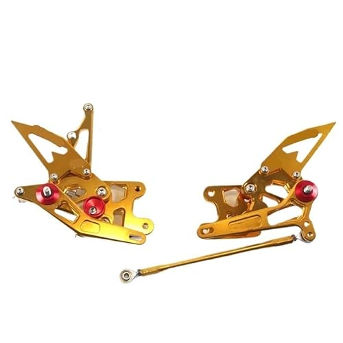 DARDDI fußrasten vorne Chopper Motorrad Reiter Fußrastenanlage Einstellbare Fußrasten Fußrasten Für GSXR 1000 K7 1000 2007 2008 Pedale Ruhefußstütze von DARDDI