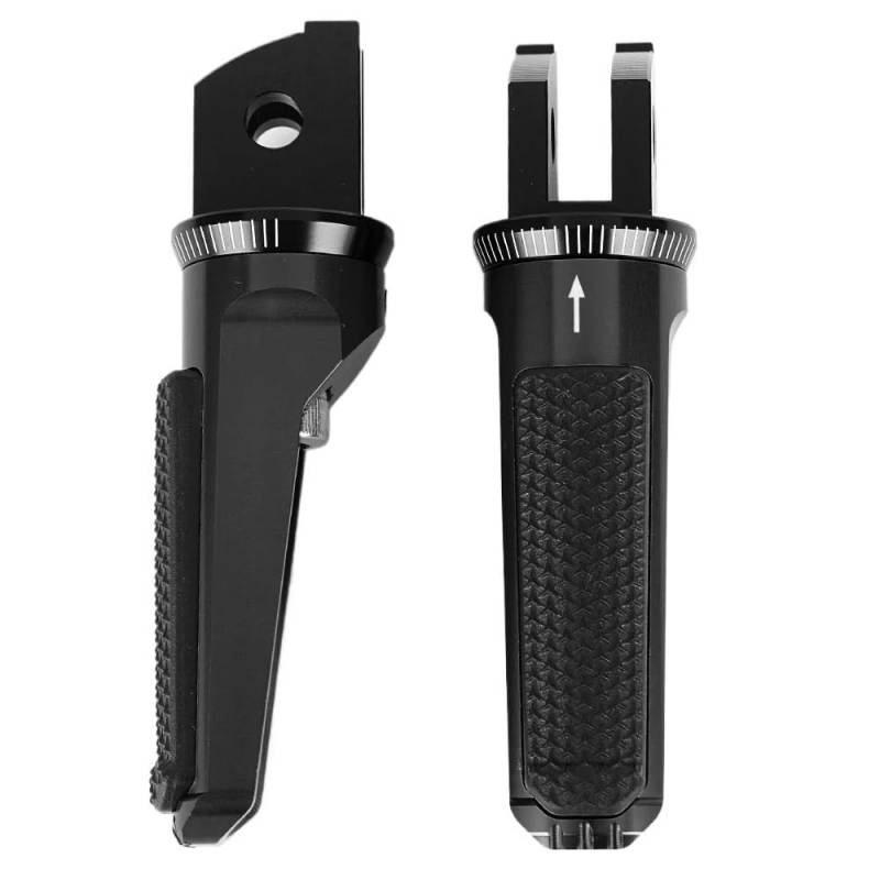 DARDDI fußrasten vorne Chopper Motorrad Vorne Fußrasten Reiter Pedal Fußstütze Für FJR1300A ALS FZ6 Für FAZER Für MT-07 MT07 MT09 SP MT 09 07 Pedale Ruhefußstütze von DARDDI