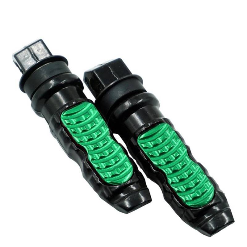 DARDDI fußrasten vorne Chopper Universal Aluminium Motorrad Hinten Beifahrer Fußrasten Pedale Fußstütze Roller Fußraste Motorrad Pedal Modifikation Pedale Ruhefußstütze von DARDDI