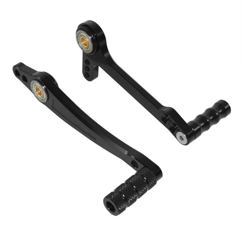 DARDDI fußrasten vorne Chopper Universal Motorrad Einstellbare Schalt Bremshebel Schaltpedal Kit Pedale Ruhefußstütze von DARDDI