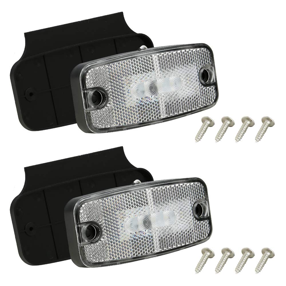 DARKGUARD 2 Stück LED Seitenmarkierungsleuchten Markierungslicht für Anhänger LKW DARKGUARD 2 Stück LED Seitenmarkierungsleuchten Markierungslicht für Anhänger LKW von DARKGUARD