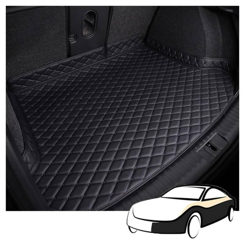 DASHENGFANG Auto Kofferraum Schutzmatte,für Mercedes-Benz GLE 300d 400d 350 400 W167 2020-2024 5-Seater Version Cargo Carpet Kofferraumwanne Hohe Seitenschutzmatte Kofferraum Kofferraumschutz,Black von DASHENGFANG