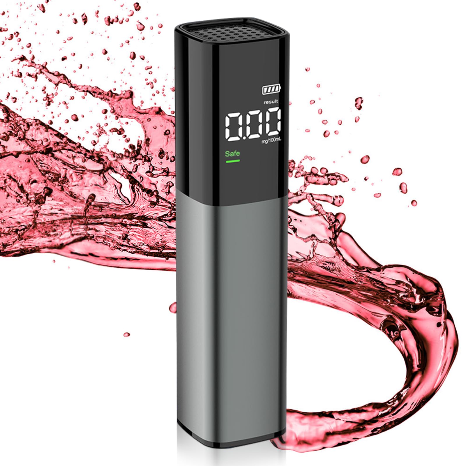 DASIAUTOEM Alkoholtester Polizeigenau, Professioneller Tragbarer Alkoholtester, Atemalkoholtestgerät, Digitaler Atemalkoholtester mit Halbleiter Sensor für Privaten Professionellen Gebrauch zu Hause DASIAUTOEM Alkoholtester Polizeigenau, Professioneller Tragbarer Alkoholtester, Atemalkoholtestgerät, Digitaler Atemalkoholtester mit Halbleiter Sensor für Privaten Professionellen Gebrauch zu Hause von DASIAUTOEM