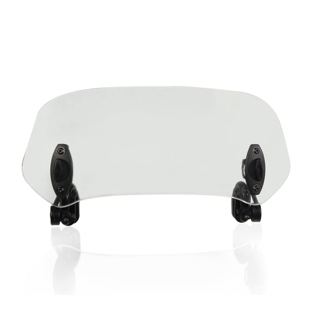 DASTOP Windschild Motorrad Für B&MW R1100GS R1100R R1100RS R1100RT R1100S R 100 Motorrad Windschutzscheibenverlängerung Spoiler Windschutzscheibe Luftabweiser(Transparent295mm) von DASTOP