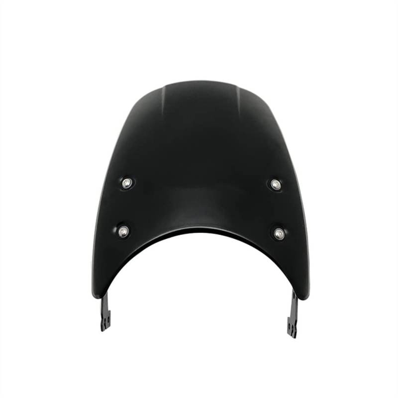 Windschild Motorrad Für Du&Cati Scrambler 400 800 Classic Icon 2015-2021 2019 2020 Motorrad Aluminium Windschutzscheibe Windschutzscheibe Windabweiser Schutz(Black) von DASTOP