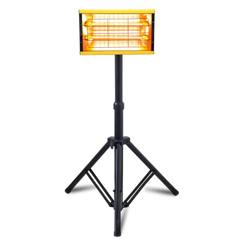 DATOUBOSS 2000W Infrarot Lacktrockner Trockner, Kurzwellen Infrarot Lackhärtungslampe Aushärtungs Lampe Auto Karosserie Reparatur 230V, mit verstellbarem Ständer von DATOUBOSS
