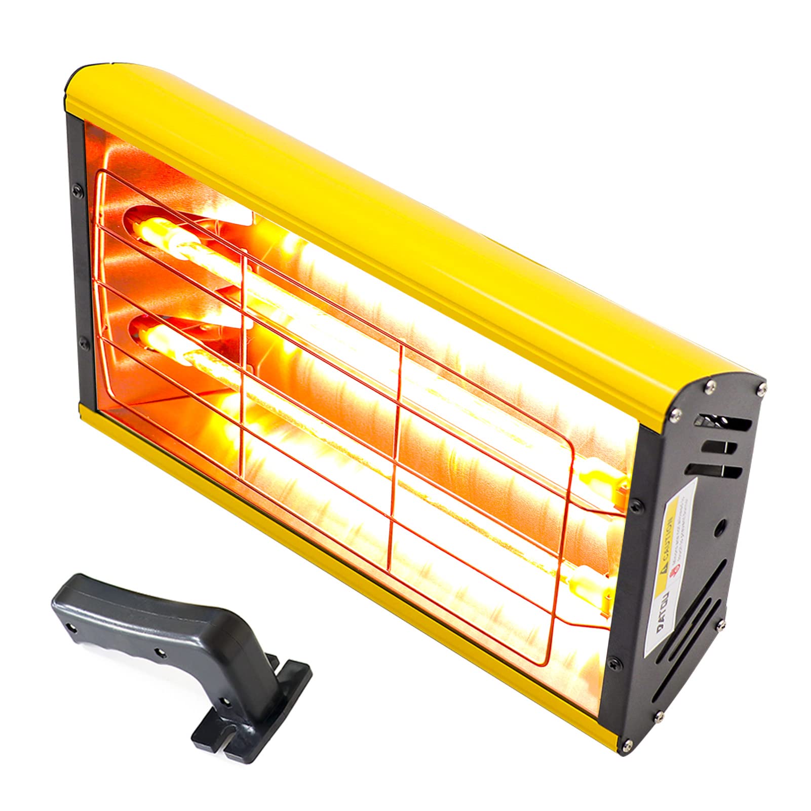DATOUBOSS Lacktrockner Infrarot Leuchten Handheld 2000W Baking Infrared Dryer Spotlight Autokörper Reparaturlack Lampen Trockner Auto Karosserie Reparatur Lacktrockner DATOUBOSS Lacktrockner Infrarot Leuchten Handheld 2000W Baking Infrared Dryer Spotlight Autokörper Reparaturlack Lampen Trockner Auto Karosserie Reparatur Lacktrockner von DATOUBOSS