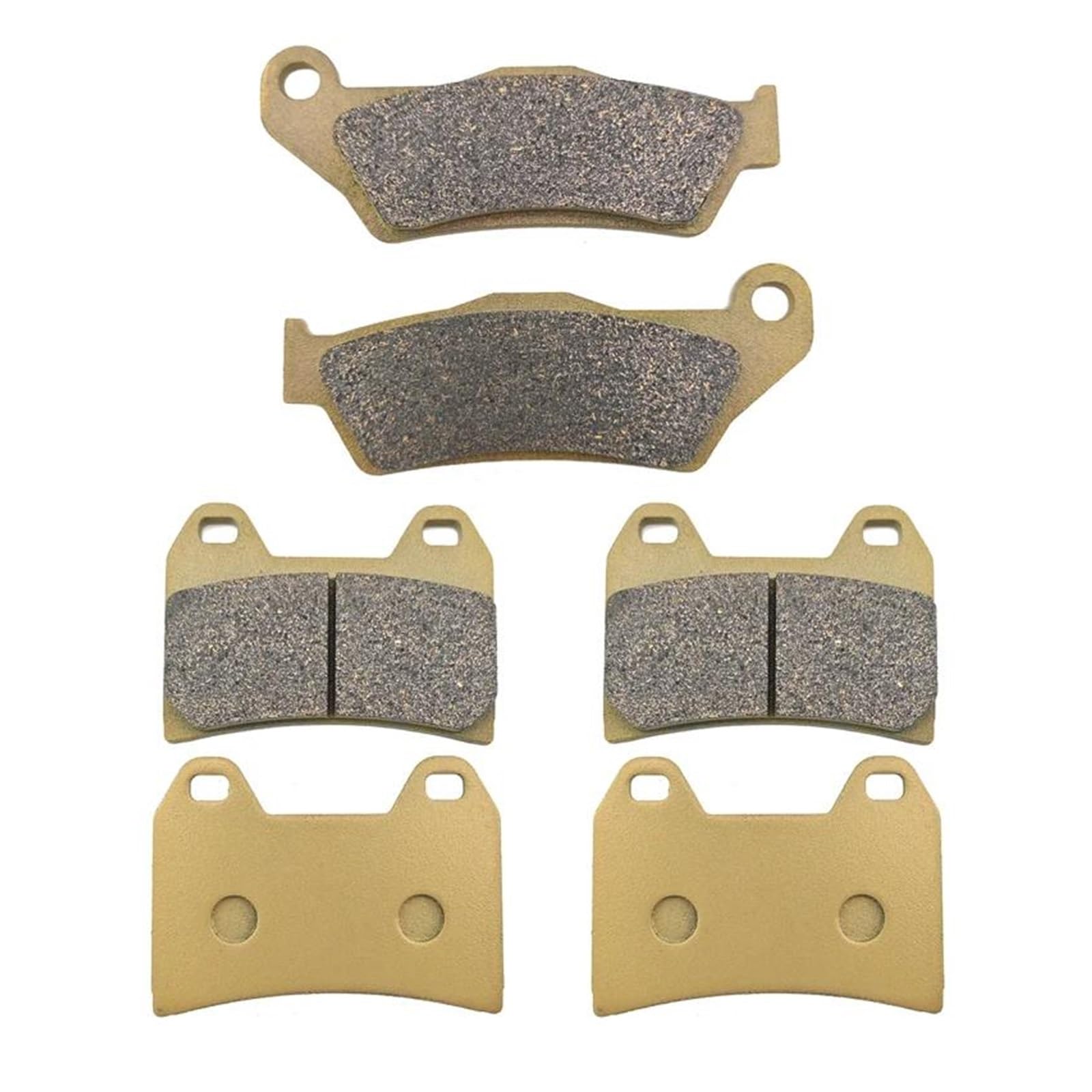 DATOUJLS Bremsbeläge Für MOTO GUZZI 850 Für Breva Dh Für Griso 2006-2007 1100 Für Breva 1200 Für Griso 8v Sport 4v Für Stelvio 8V NTX ABS Motorrad Motorrad Bremsbeläge(Alle 3 Paar) von DATOUJLS