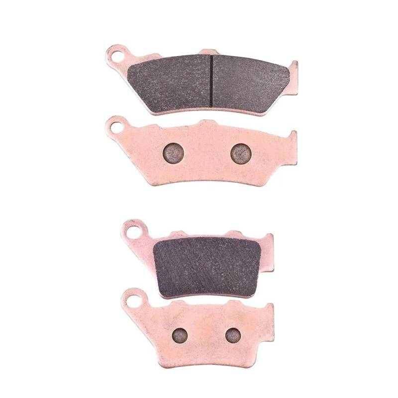DATOUJLS Für B&MW G650GS Für Sertao G650 F650 F650CS Für Scarver F650 GS F650 CS F650ST Für Strada F650 ST Motorrad Vorne Hinten Bremsbeläge Motorrad Bremsbeläge(1 Satz auf Kupferbasis) von DATOUJLS