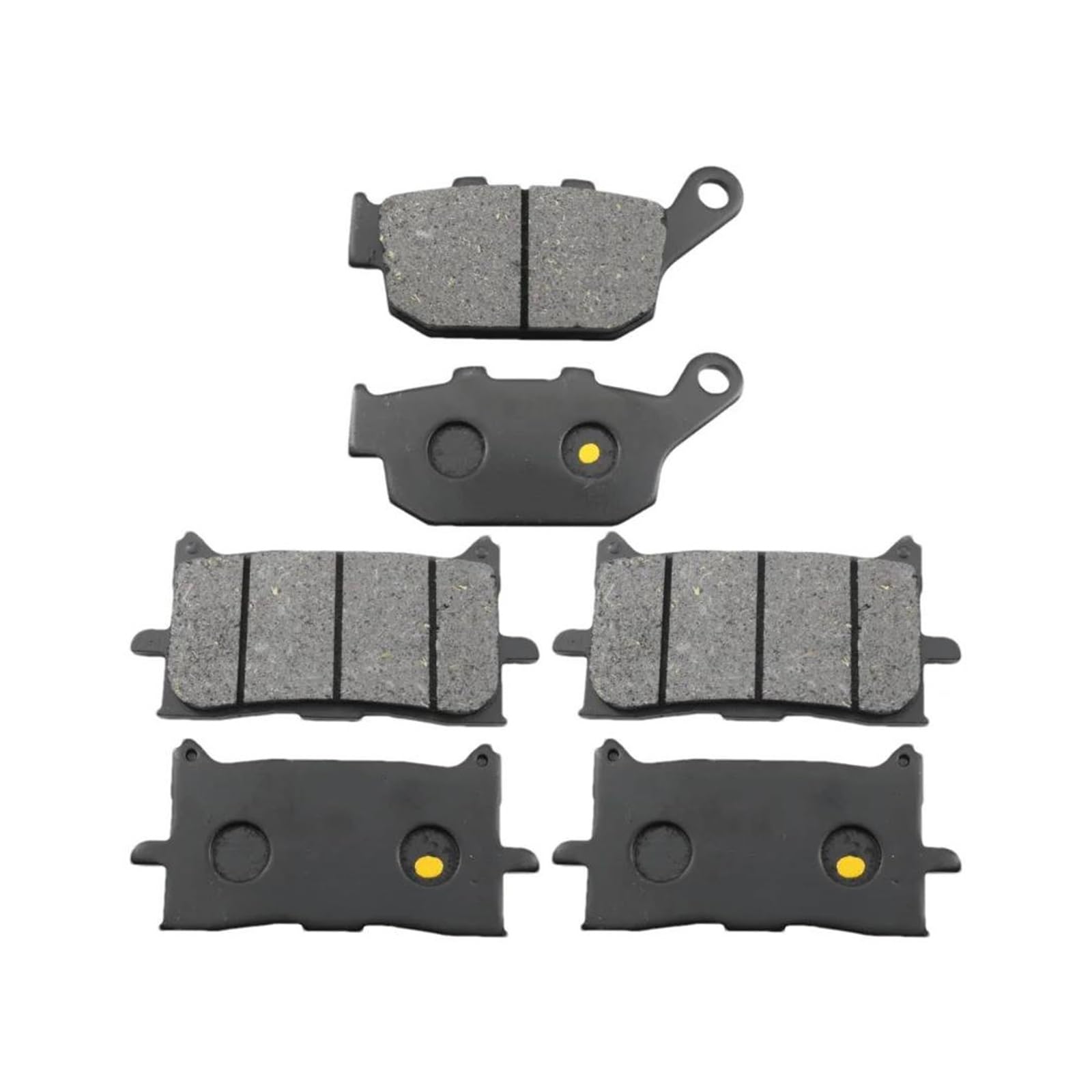 DATOUJLS Für XAdv 750 X-ADV ADV750 2017-2024 CBR650R CB650R 2019 2020 2021 Motorrad Vorne Und Hinten Bremsbeläge Motorrad Bremsbeläge(All 3 sets) von DATOUJLS