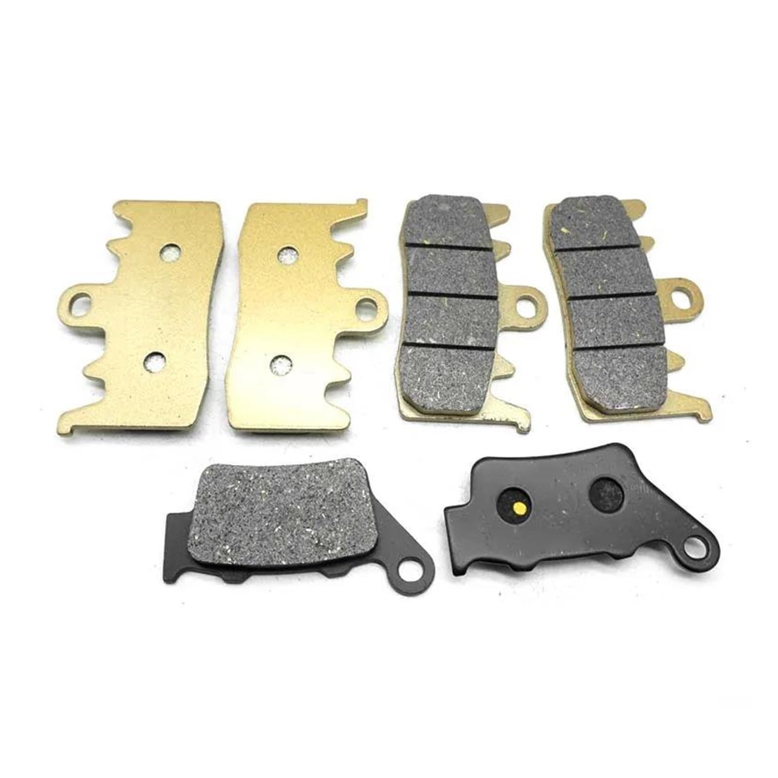 DATOUJLS Motorrad Vorne Hinten Bremsbeläge Für Aprilia Caponord 1200 Travel Pack 2016-2019 Für Caponord 1200 2013-2019 Für Caponord 1200 Rally 2015-2019 Motorrad Bremsbeläge(Das ganze Set) von DATOUJLS