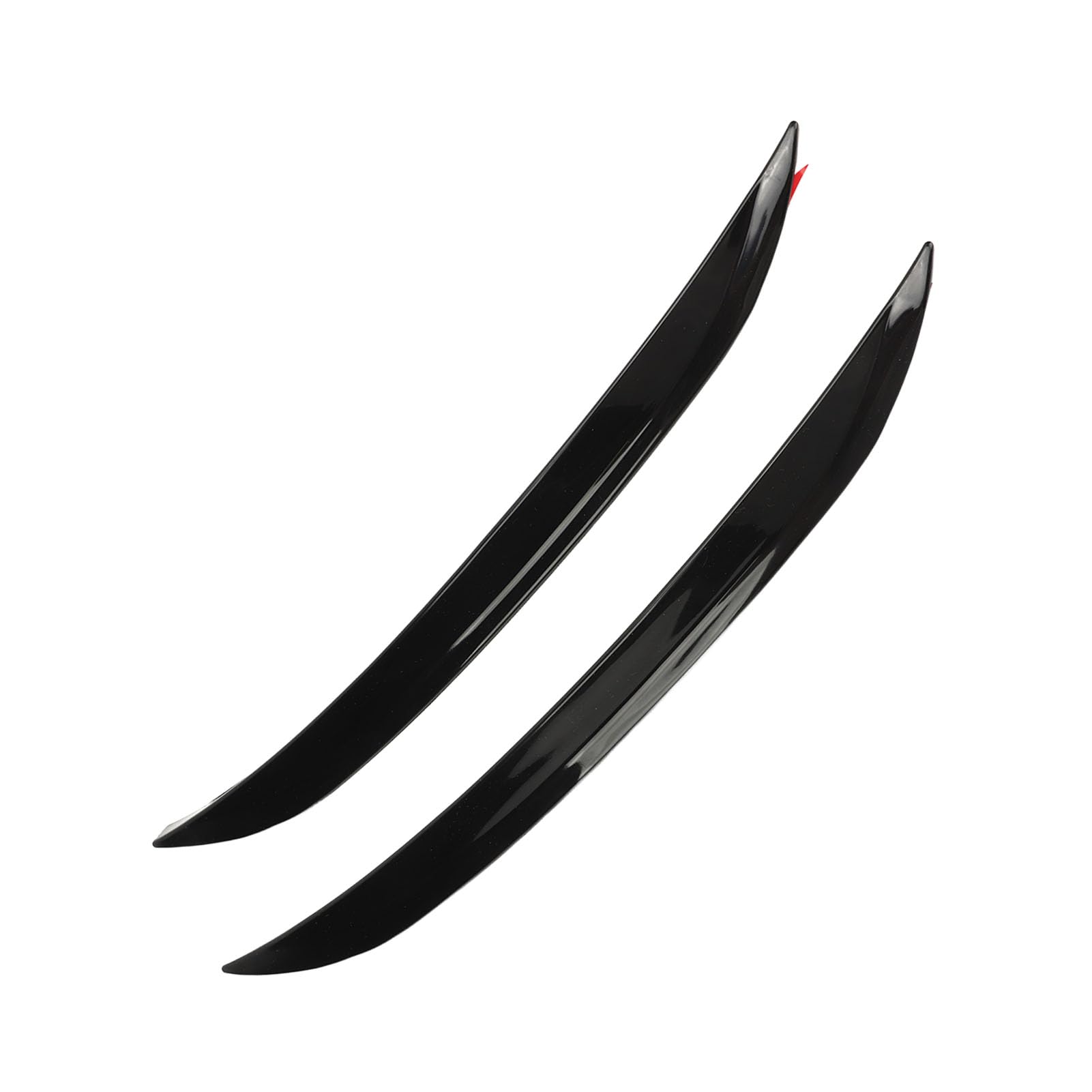 Radlaufschutz, Zierleisten, glänzend, schwarz, universelle Passform, Gummi-Rad, Augenbrauenstreifen, Anti-Kollision, für die meisten Autos, für Accord (33,5 cm) von DAUZ