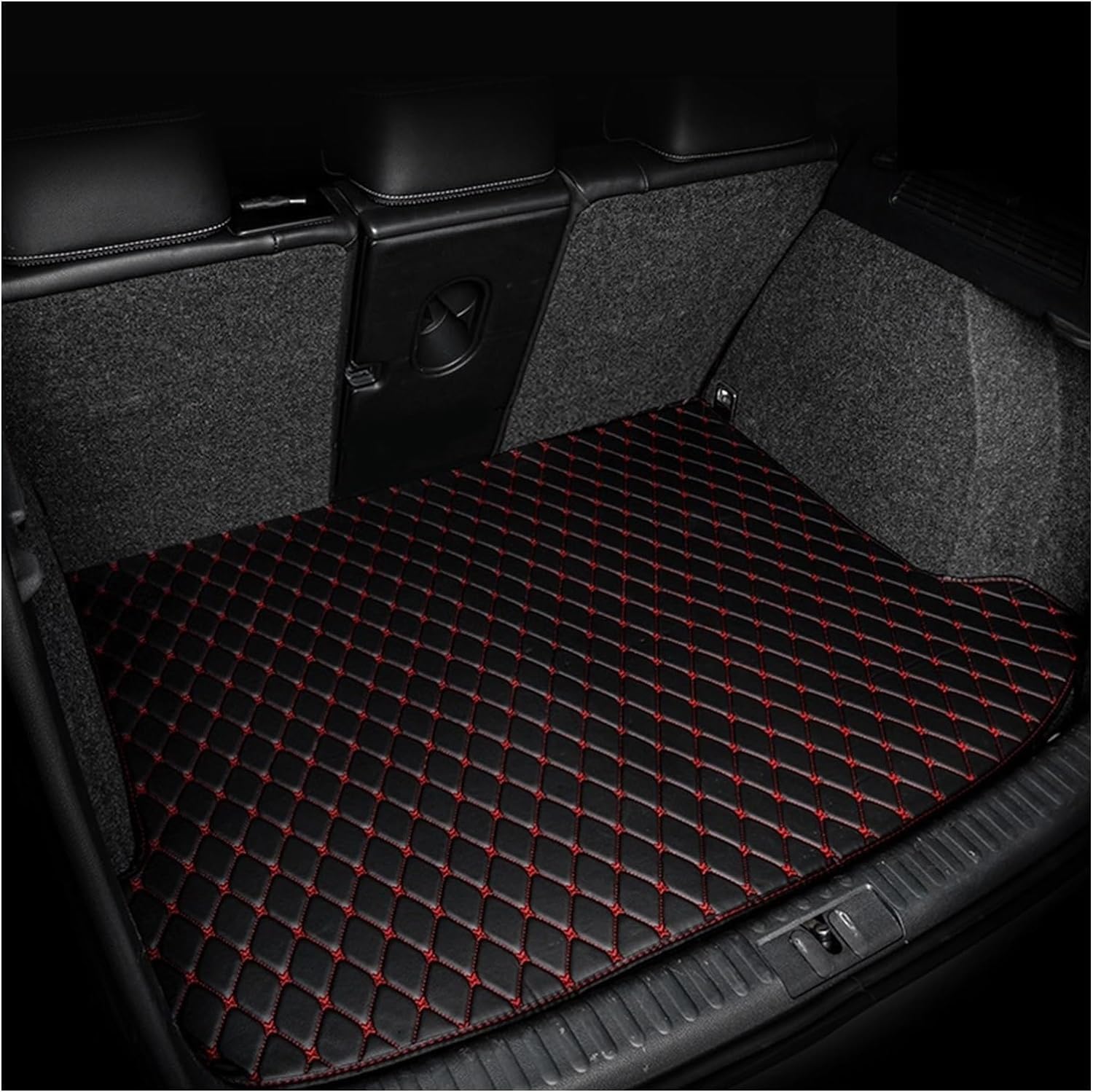 Kofferraummatte für Mazda CX-5 2011-2023, Allwetter Auto Kofferraum Schutzpolster, Anti Rutsch Schmutzmatte Wasserdicht.,Black-red von DAWAA
