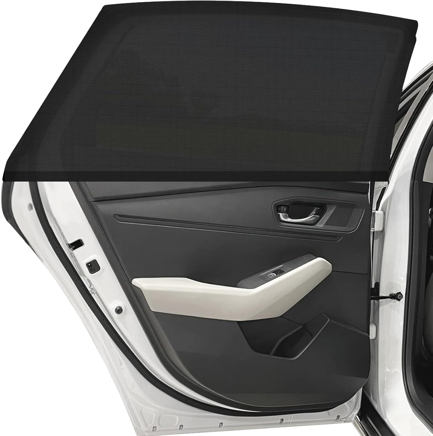 2 Stück Auto Sonnenblende für Seitenfenster für Jeep Cherokee Grand Cherokee 2003-2021 2022 2023 2024, Autoscheiben Sonnenschutz Innen Autofenster Kinder Seitenfenster Bildschirm von DAWANGHAIJUN