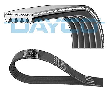 Dayco Keilrippenriemen [Hersteller-Nr. 5PK1355] für Opel, Suzuki, Vauxhall von DAYCO